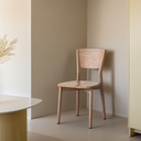 北歐風  實木小蠻腰餐椅 YL
