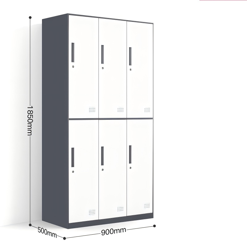 辦公收納 更衣區收納 六門鐵櫃