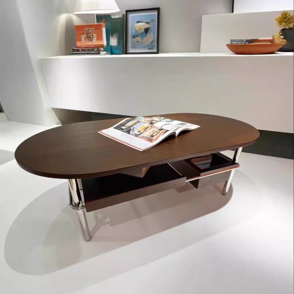 708#茶几（焦糖色/黑色）