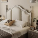 美式輕奢 臥室 皇后真皮床架 QJ-FA66