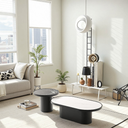 義式極簡 微晶石面 組合茶几2518#邊幾