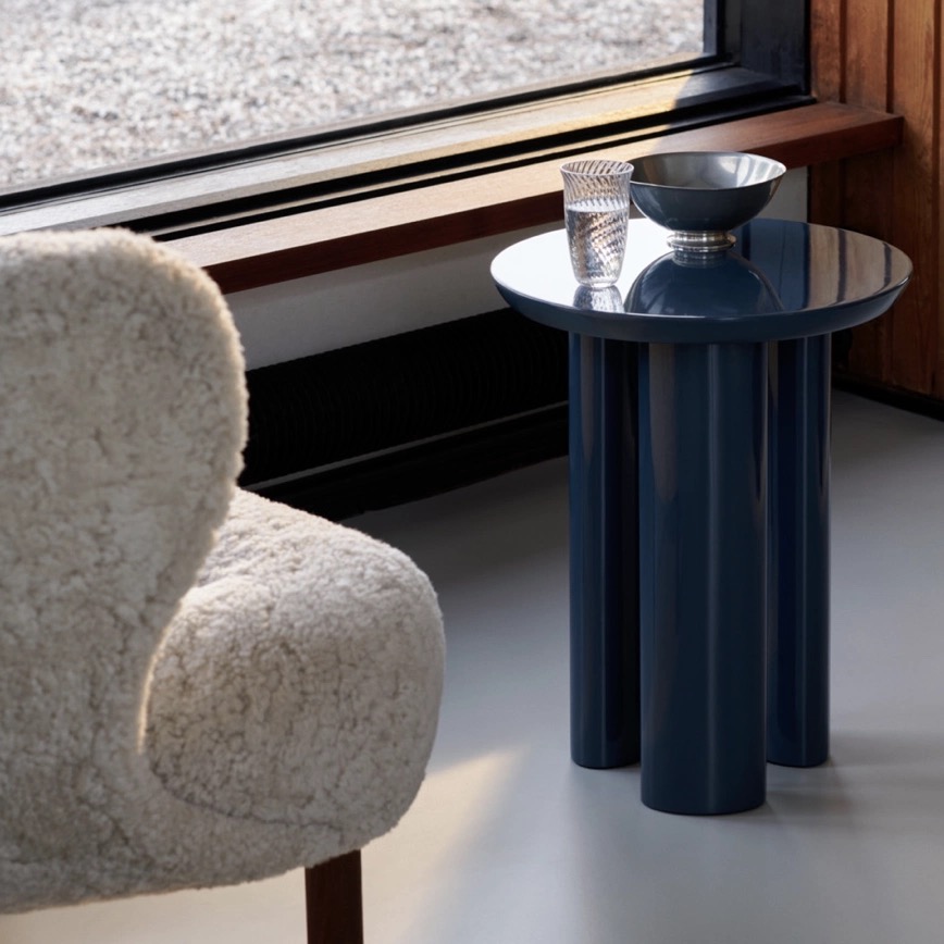 現代藝術 簡約設計 圓邊幾 床頭圓桌