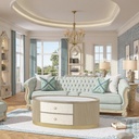 橢圓貝殼茶几 QJ-FN41