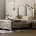 美式輕奢 臥室 皇后真皮床架 QJ-FA66