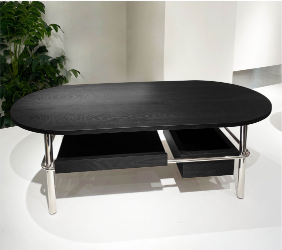 708#茶几（焦糖色/黑色）