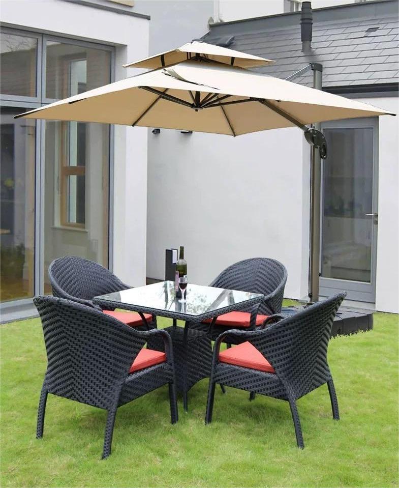 戶外 藤編方桌 MY102806