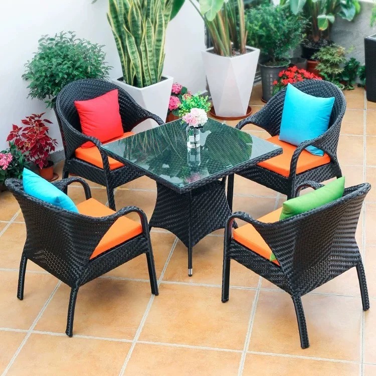 戶外 藤編方桌 MY102806