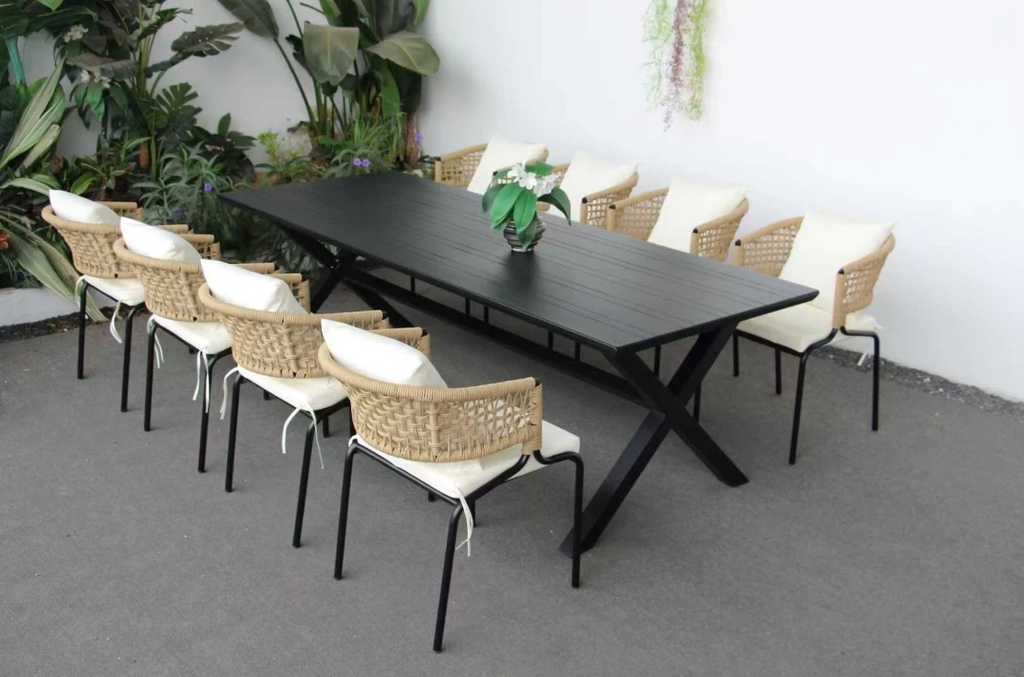 戶外家具 鋁架 大長桌MY102808