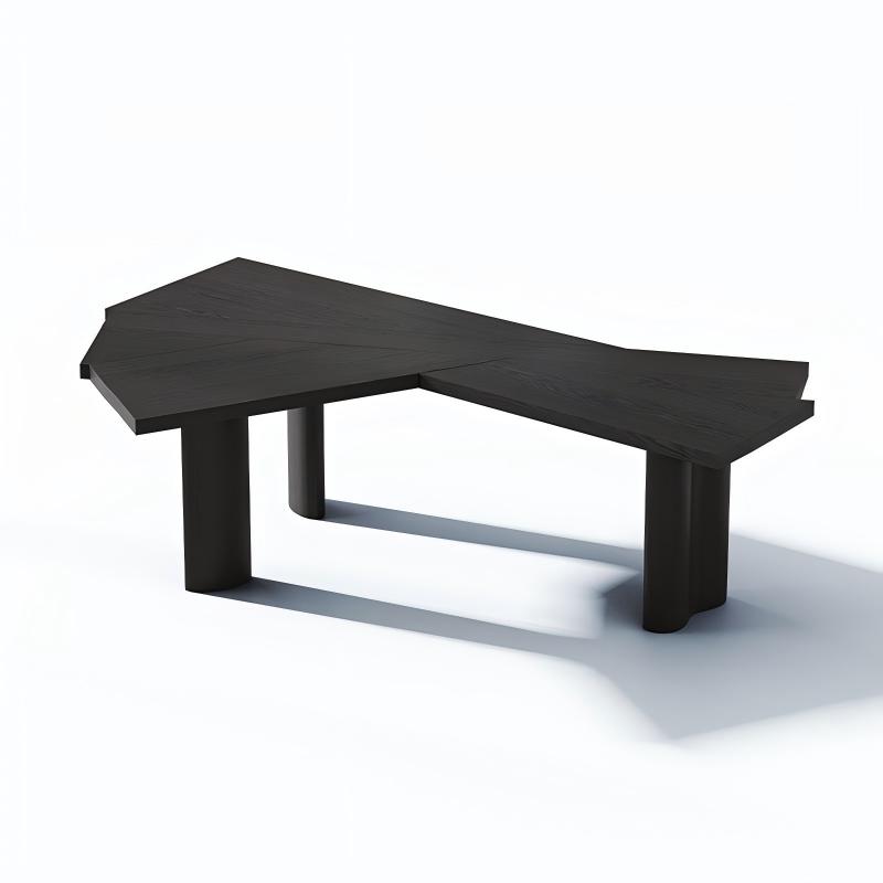 義式極簡 設計師 蝴蝶木書桌YJJ-2561