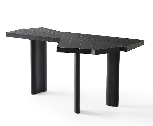 義式極簡 設計師 蝴蝶木書桌YJJ-2561