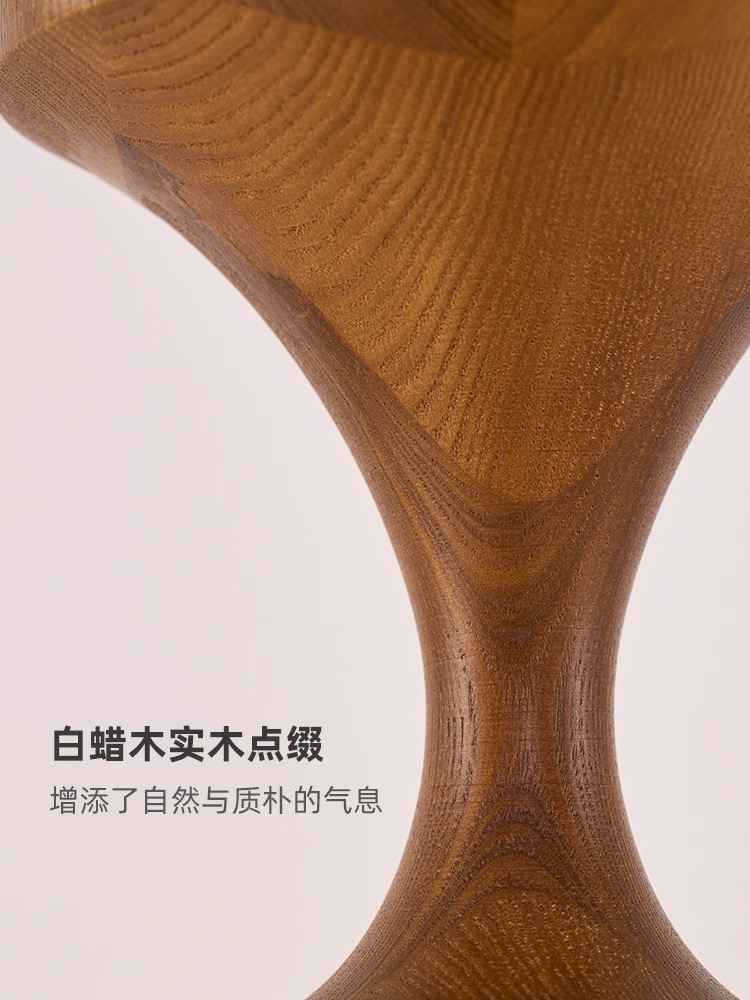 中古風 實木玻璃燈罩 ES#三色變光