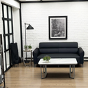 商務辦公 優質西皮 鋼架沙發 雙人位 ZY-S318