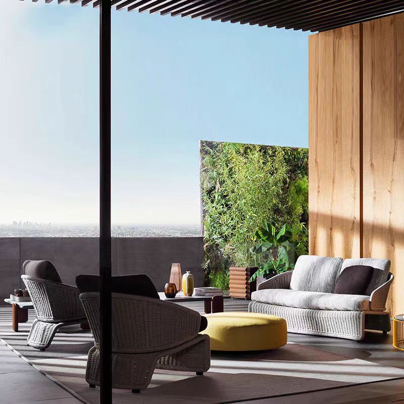 戶外家具 設計師款 繩編躺椅FBL-SY-B03