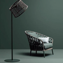 戶外桌椅 編繩 鋁架矮脚椅FBL-SY-B01