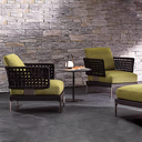 戶外桌椅  鋁架 繩編單人沙發FBL-SY-B10
