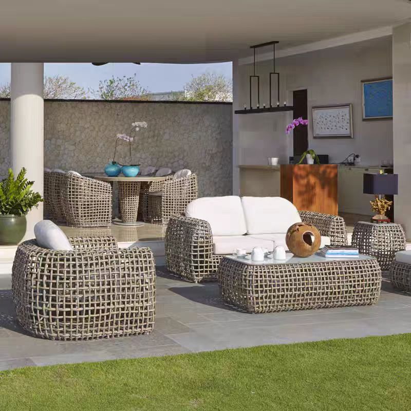 庭院家具 籐編 鋁架鏤空沙發FBL-SY-B13