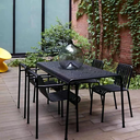 戶外桌椅 竪條 无扶手休閑椅FBL-SY-C10