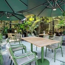 戶外桌椅 鋁材 織帶扶手椅FBL-SY-C21