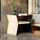 現代簡約 不銹鋼 造型床頭櫃ST173#