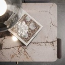 現代簡約 全實木 岩板床頭櫃ST194