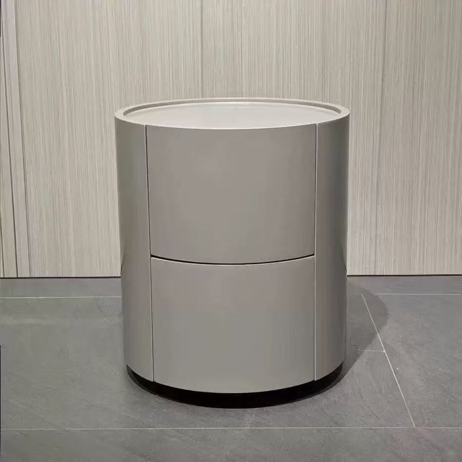 現代簡約 實木烤漆 床頭櫃 ST198# 灰