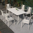 戶外桌椅 鋁材 長方桌 