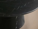 天然大理石 咖啡桌（黑）