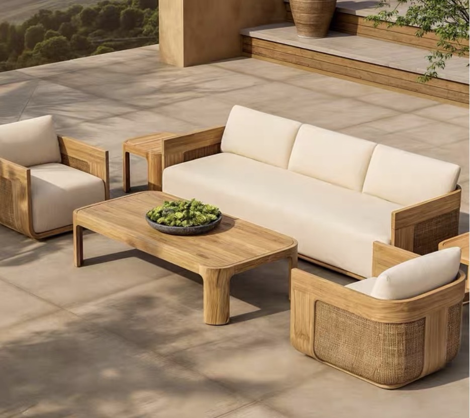 戶外家具 柚木 三人位沙發JL-SDN804