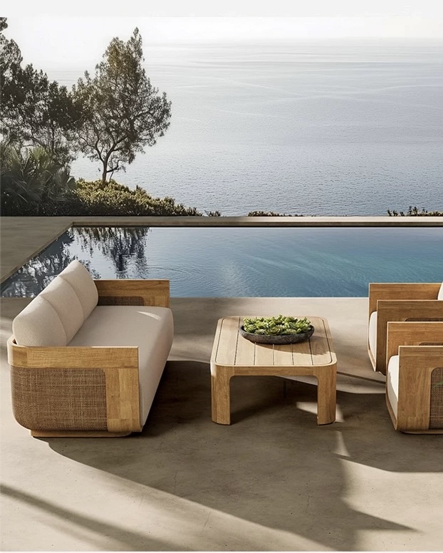 戶外家具 柚木 三人位沙發JL-SDN804