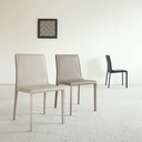 意式極簡 馬鞍皮 餐椅 