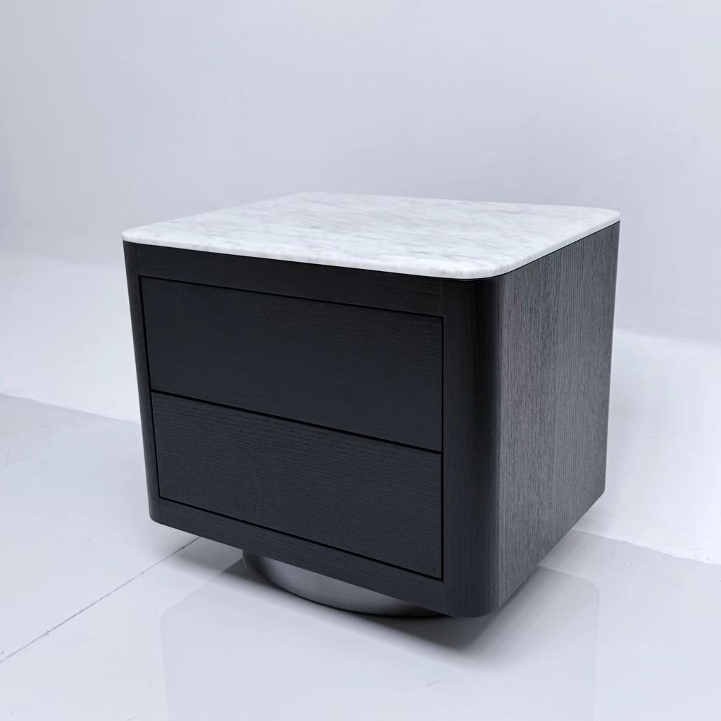 現代簡約 實木 床頭櫃ST143#岩板