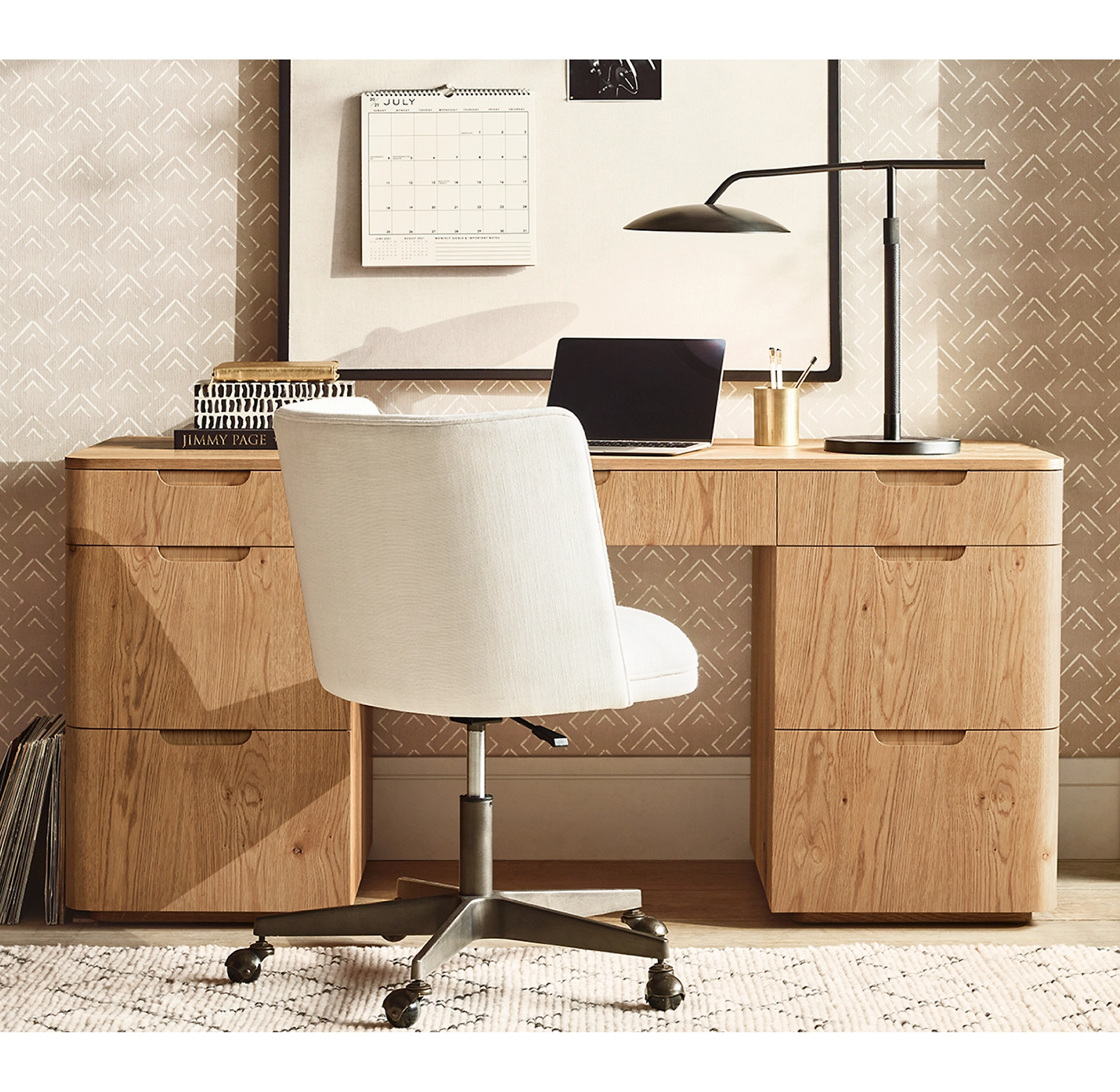 美式風格 名品設計 奇尼旋轉書椅