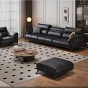 義式極簡風 小戶型直排輕奢頭層牛皮沙發 OL-2699#