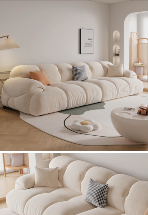 奶油風 棉花糖 貓爪佈沙發OL-2155#