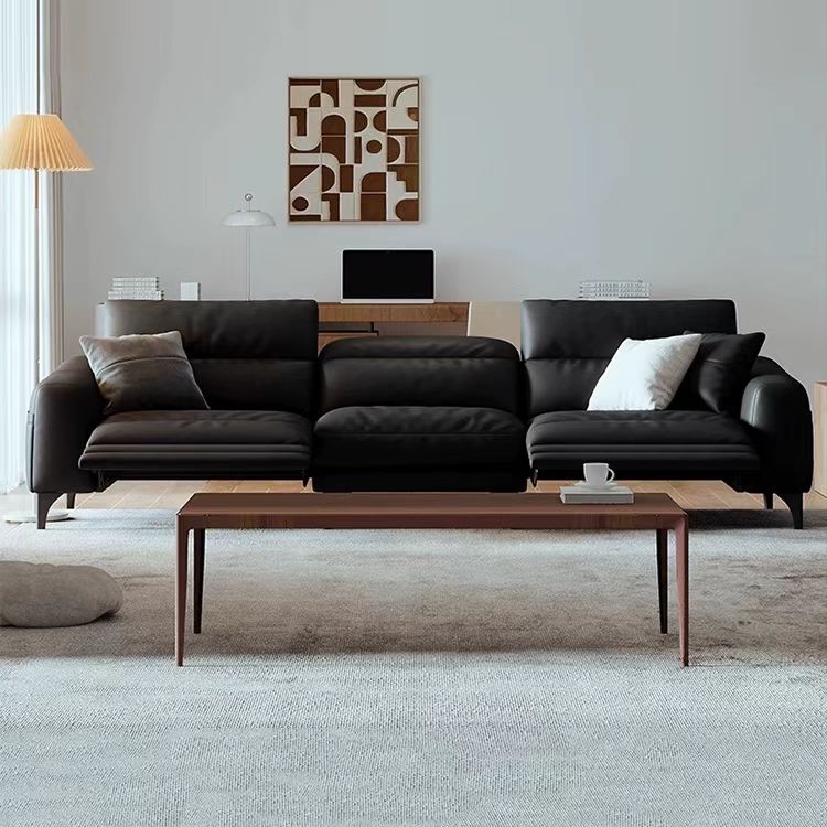 中古侘寂風 頭等艙電動功能頭層牛皮沙發 OL-2003#