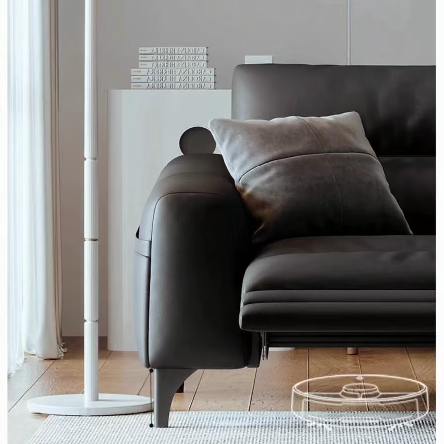 中古侘寂風 頭等艙電動功能頭層牛皮沙發 OL-2003#