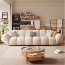 奶油風 直排棉花糖花瓣雲朵布沙發 OL-2168#