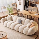 奶油風 直排棉花糖花瓣雲朵布沙發 OL-2168#