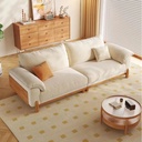 北歐風 可拆洗直排實木羽絨布沙發 OL-2399#