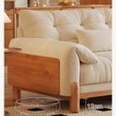 奶油風 直排大象耳朵雲朵布沙發 OL-5528#