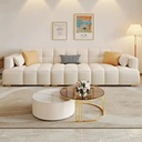 奶油風 直排小戶型頭層牛皮沙發 OL-212#