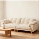 奶油風 直排小戶型雲朵布沙發 OL-2239#