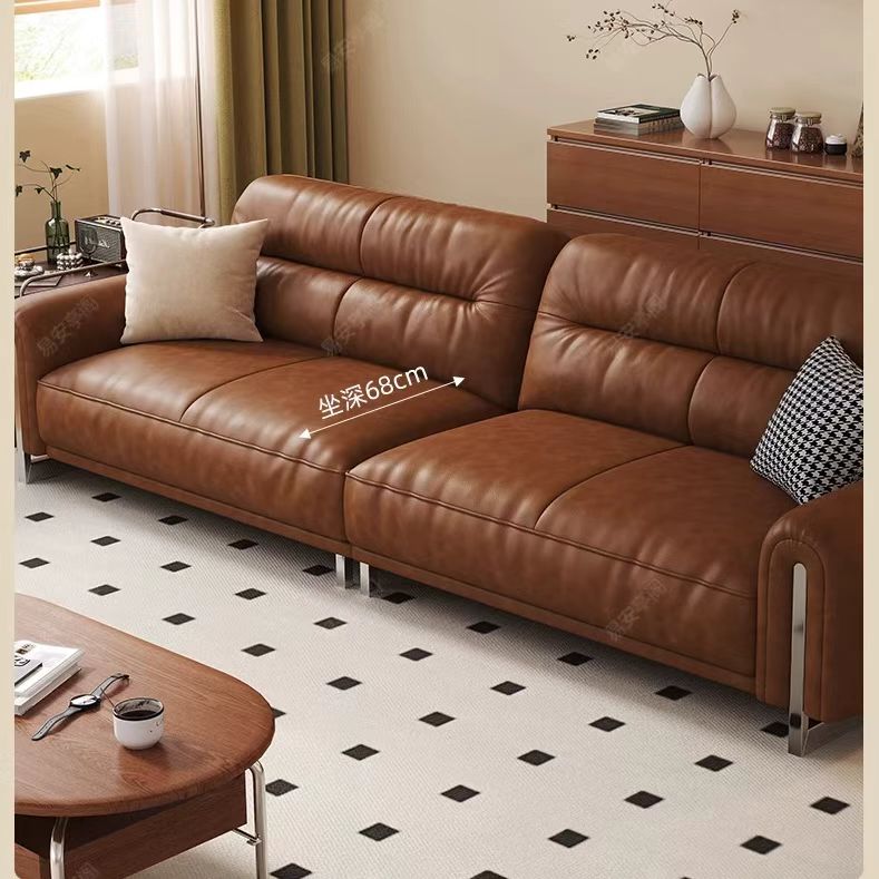 中古侘寂風 皮沙發 OL-子爵#