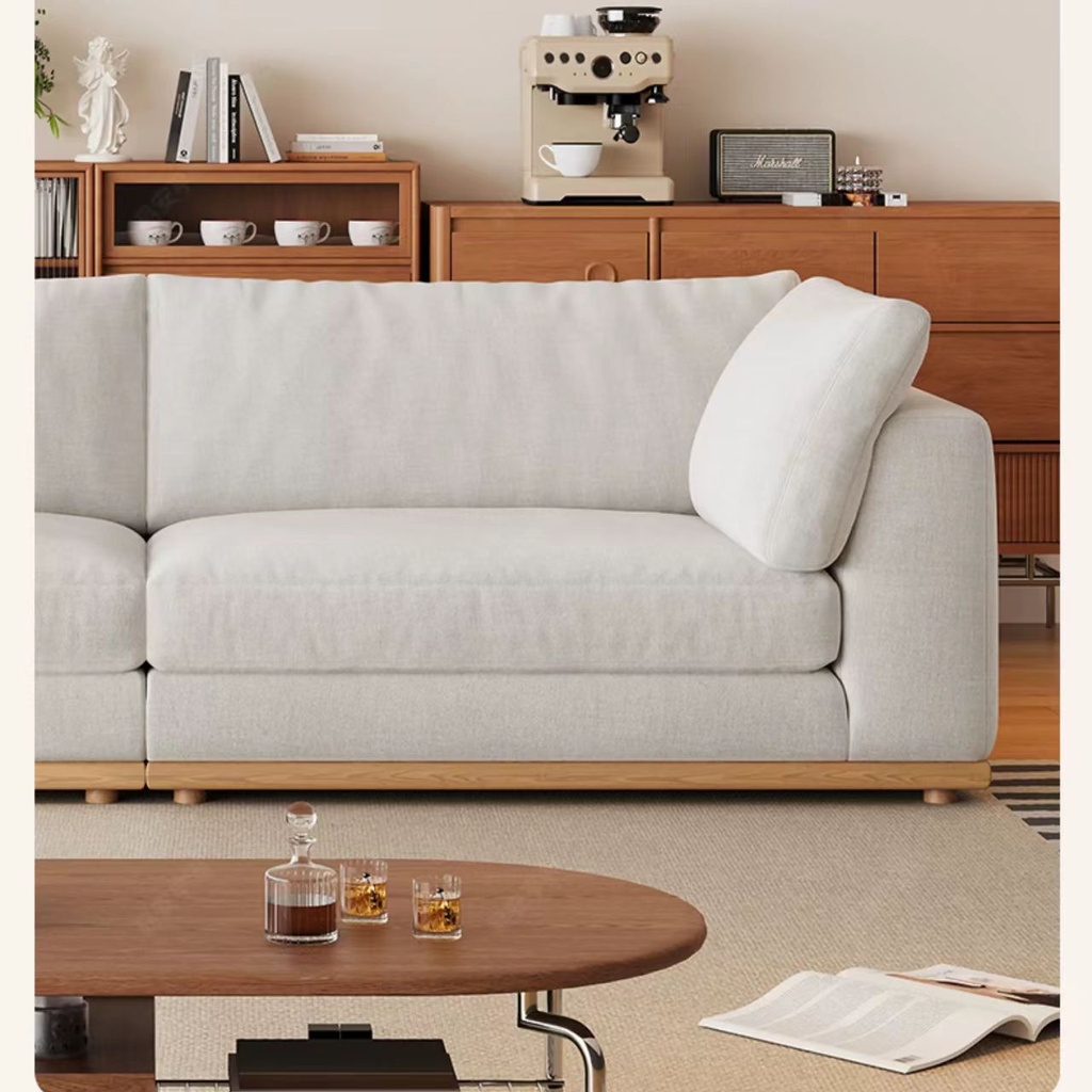 現代簡約發風 直排可拆洗模塊羽絨布沙發 OL-逸語#