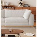 現代簡約發風 直排可拆洗模塊羽絨布沙發 OL-逸語#