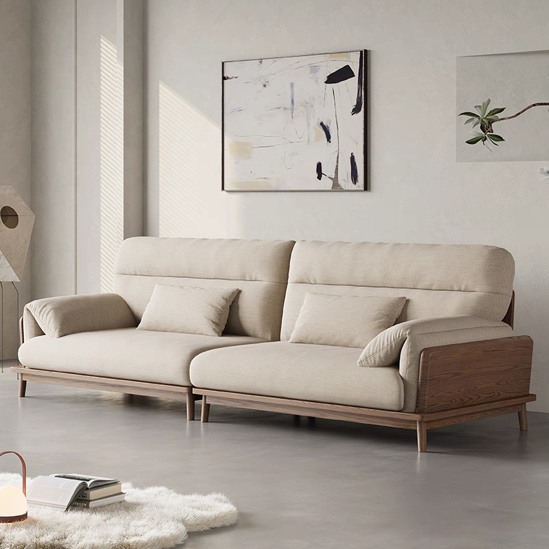 【白色】北歐實木 大象耳朵沙發 YLS26