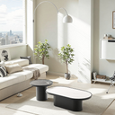 義式極簡 微晶石面 組合茶几2518#邊幾