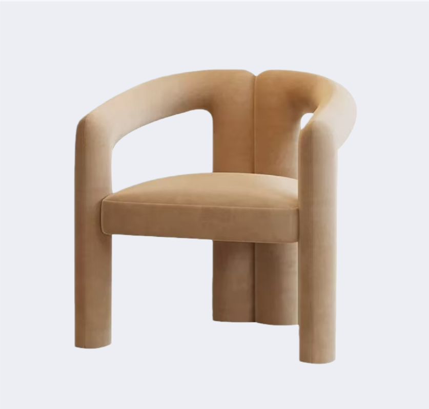 義式極簡 設計師款 異形 扶手椅YFN-K243