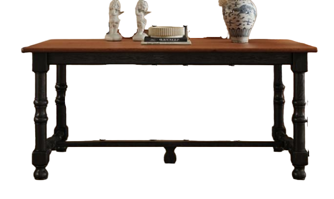 中古刹寂 全實木 長形餐桌HX-25#OL