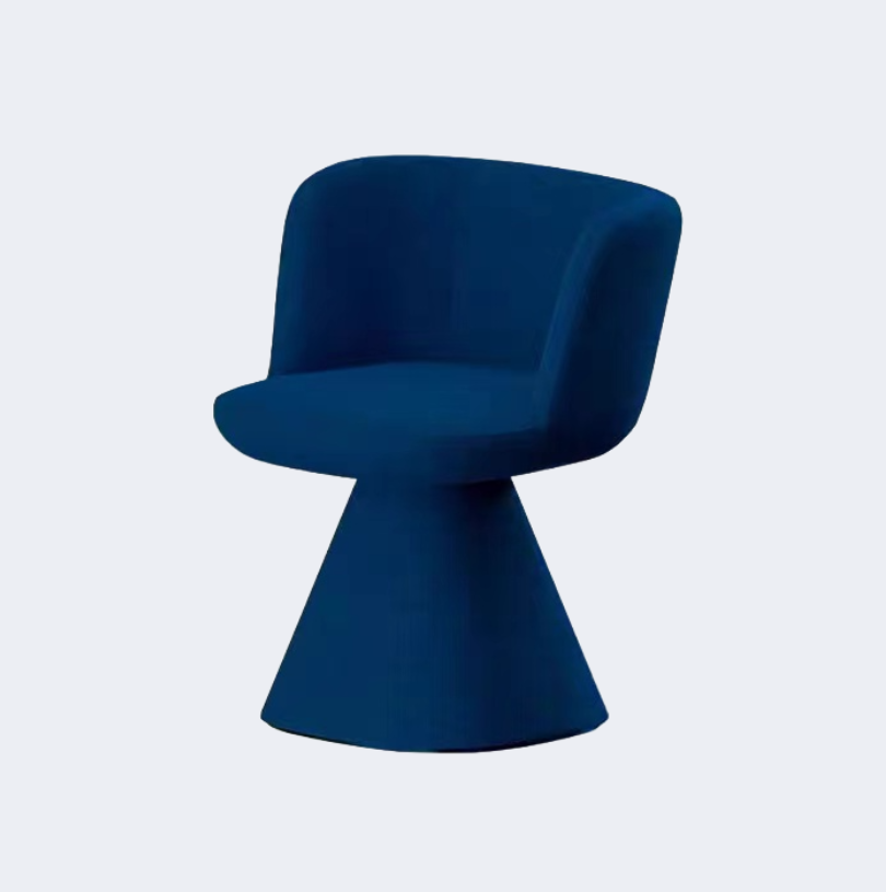 義式極簡 設計師款 可旋轉 布藝單椅YFN-K272